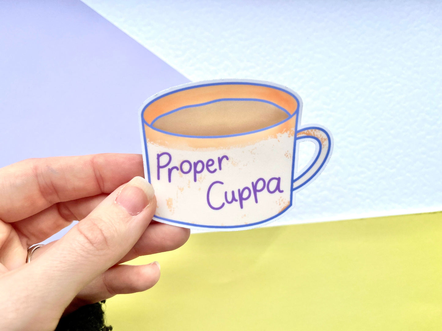 Proper Cuppa Die-Cut Sticker
