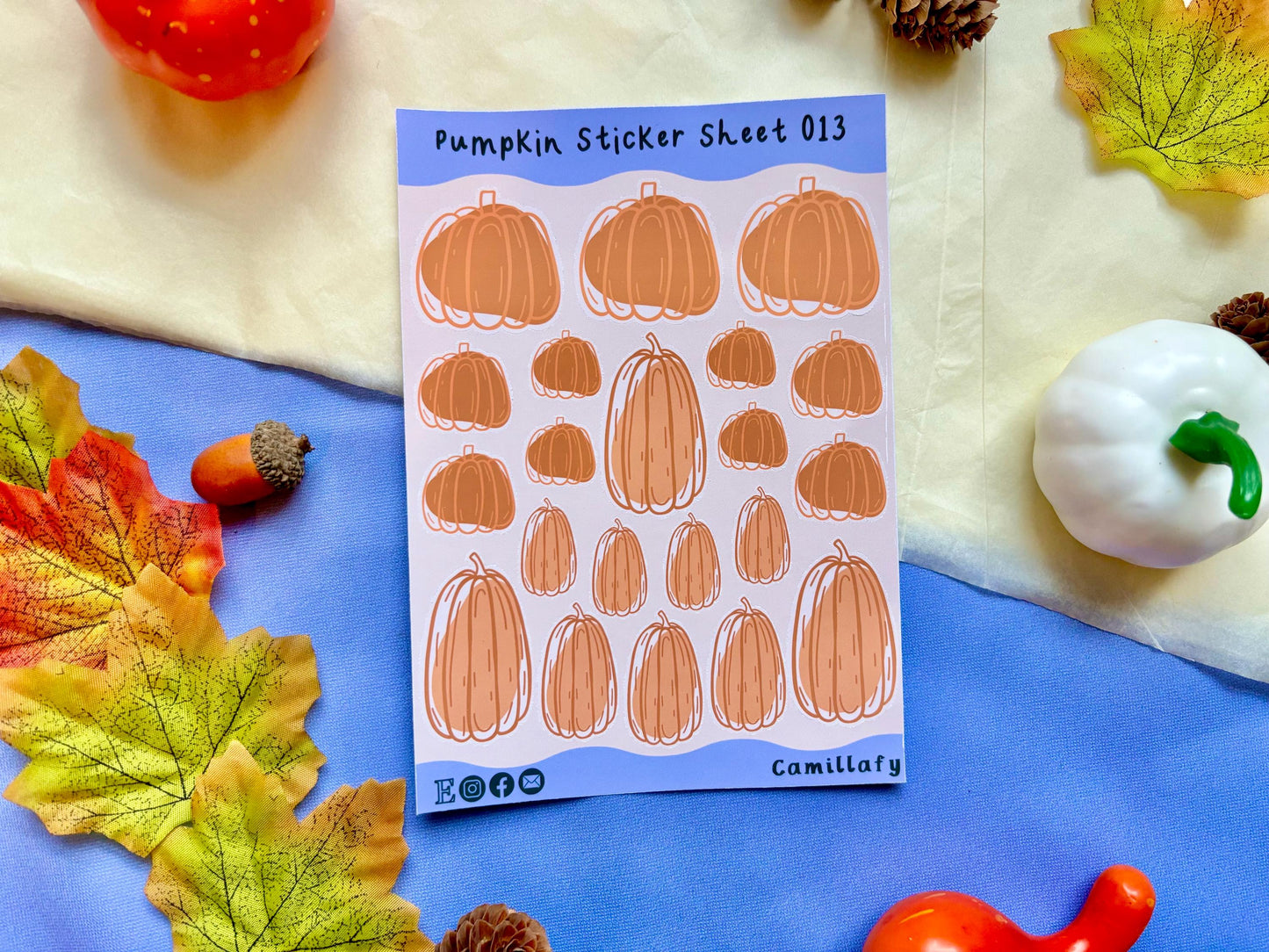 Pumpkins Sticker Sheet