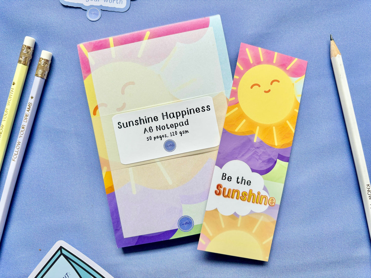 Sunshine Happiness A6 Notepad