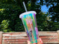 Holographic Butterfly 24oz Cold Cup