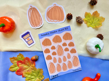 Pumpkins Sticker Sheet Bundle