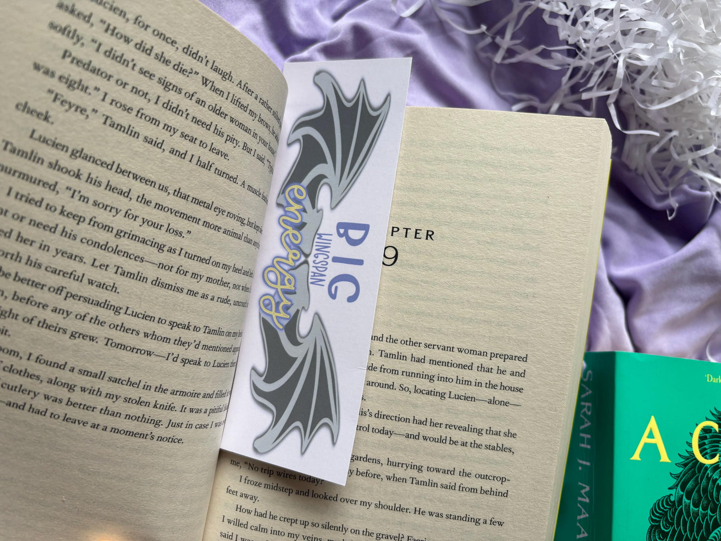 ‘Big Wingspan Energy’ Romantasy Bookmark
