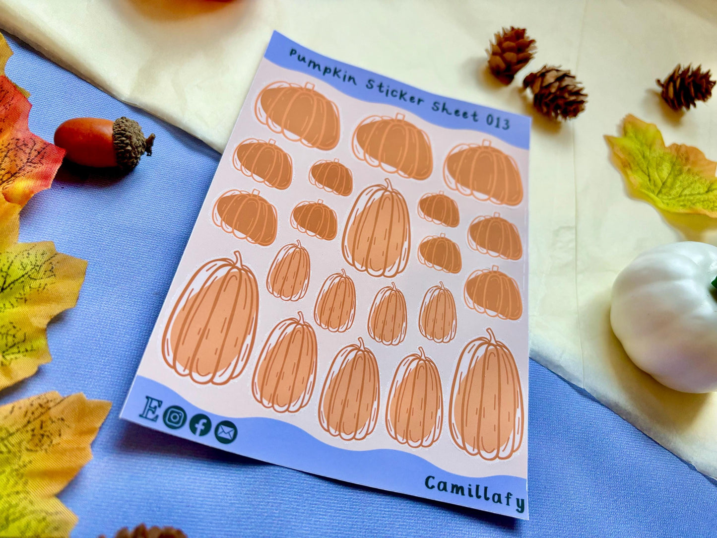 Pumpkins Sticker Sheet