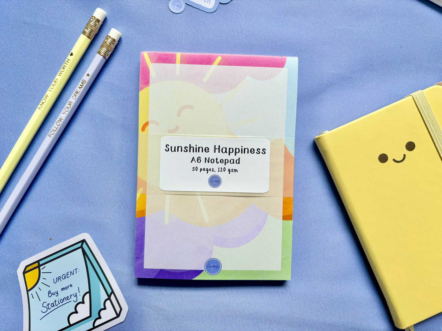 Sunshine Happiness A6 Notepad