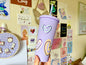 Lilac Pastel Hearts 550ml Cold Cup