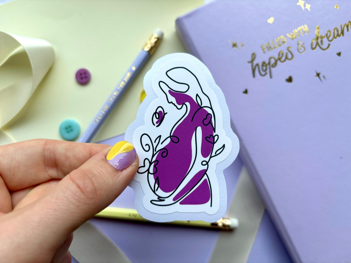 ‘Blessing in Bloom’ Die-Cut Sticker