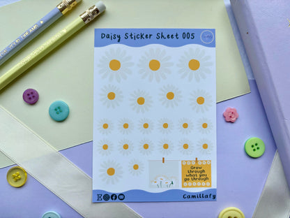 Daisy Sticker Sheet