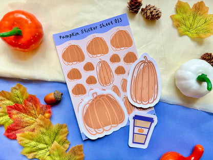 Pumpkins Sticker Sheet Bundle