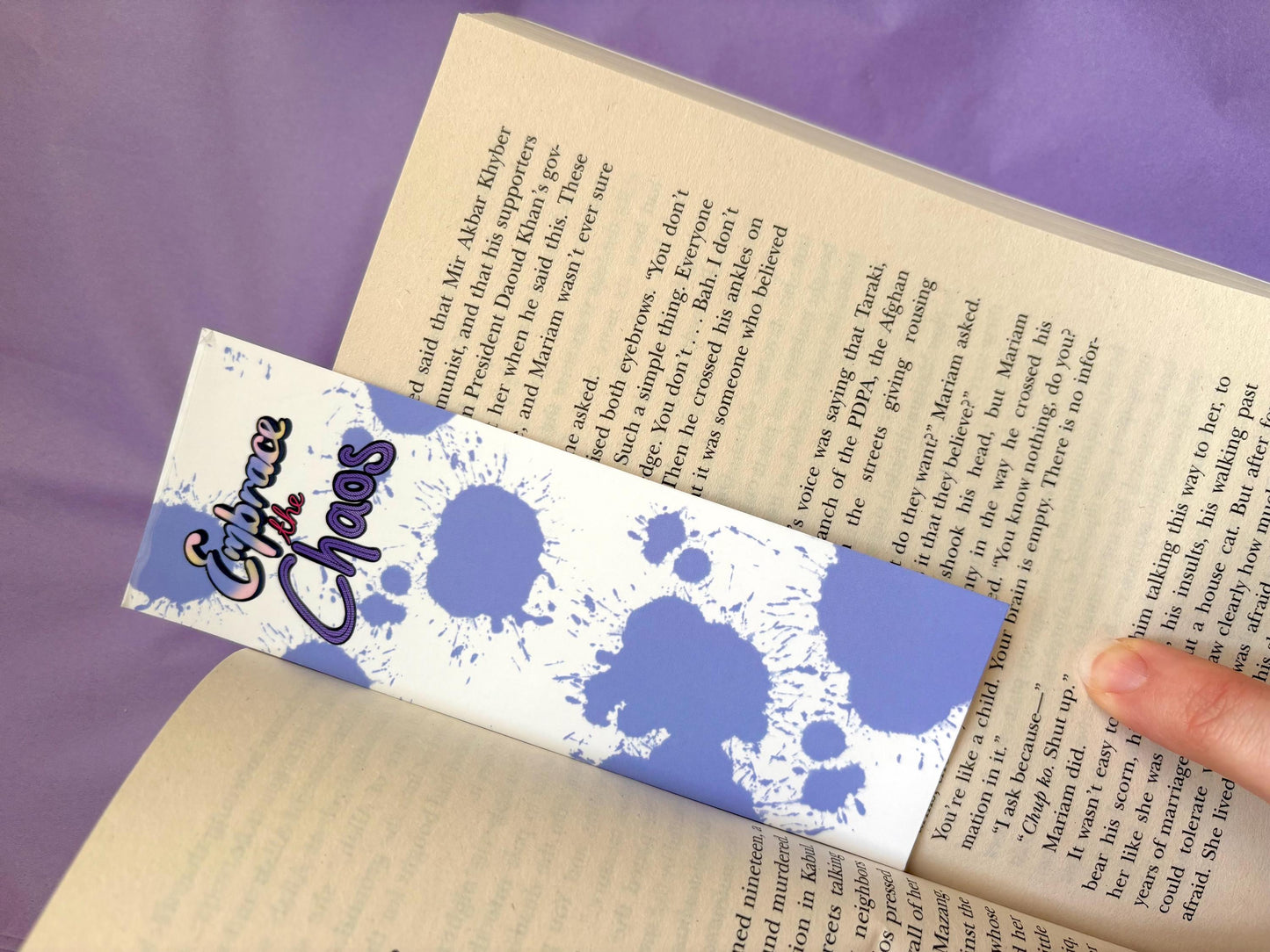 Embrace the Chaos Bookmark