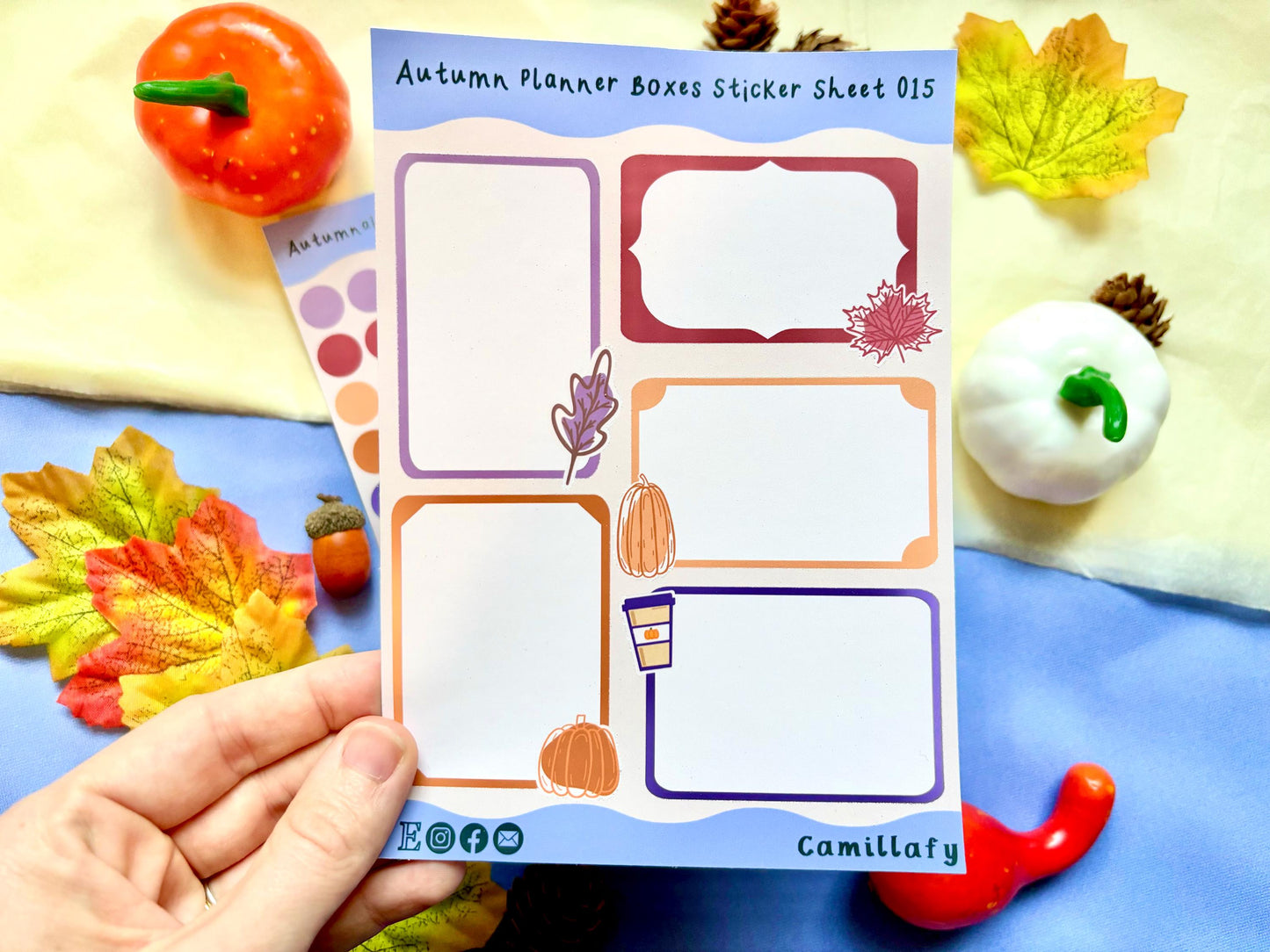 Falling For Autumn Planner Sticker Sheet Bundle