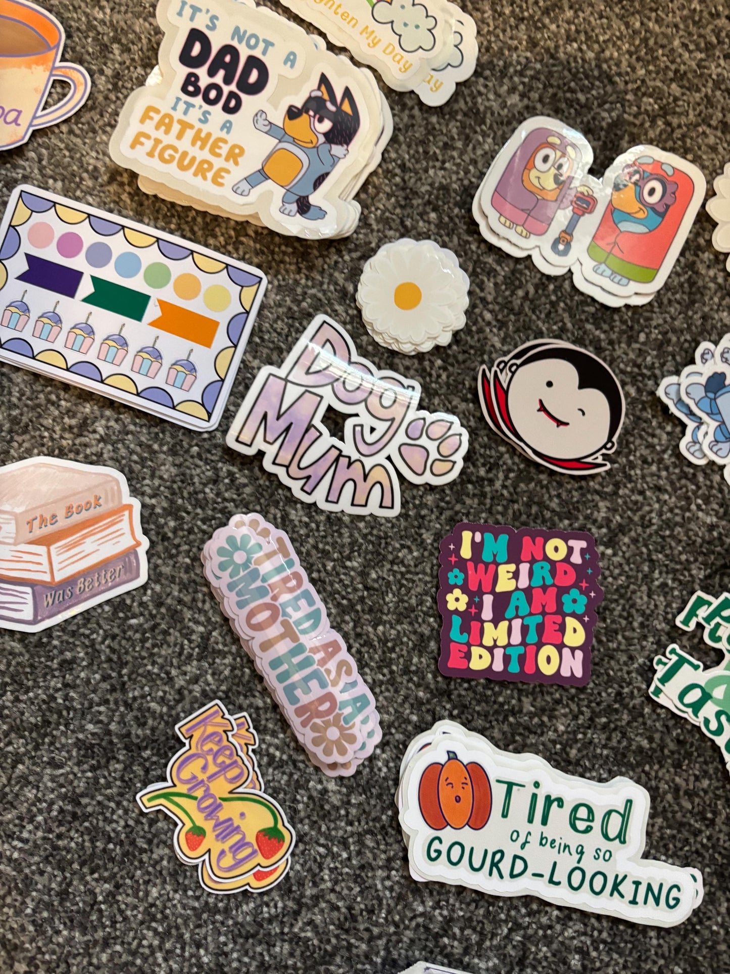 B Grade Die-Cut Sticker Pack