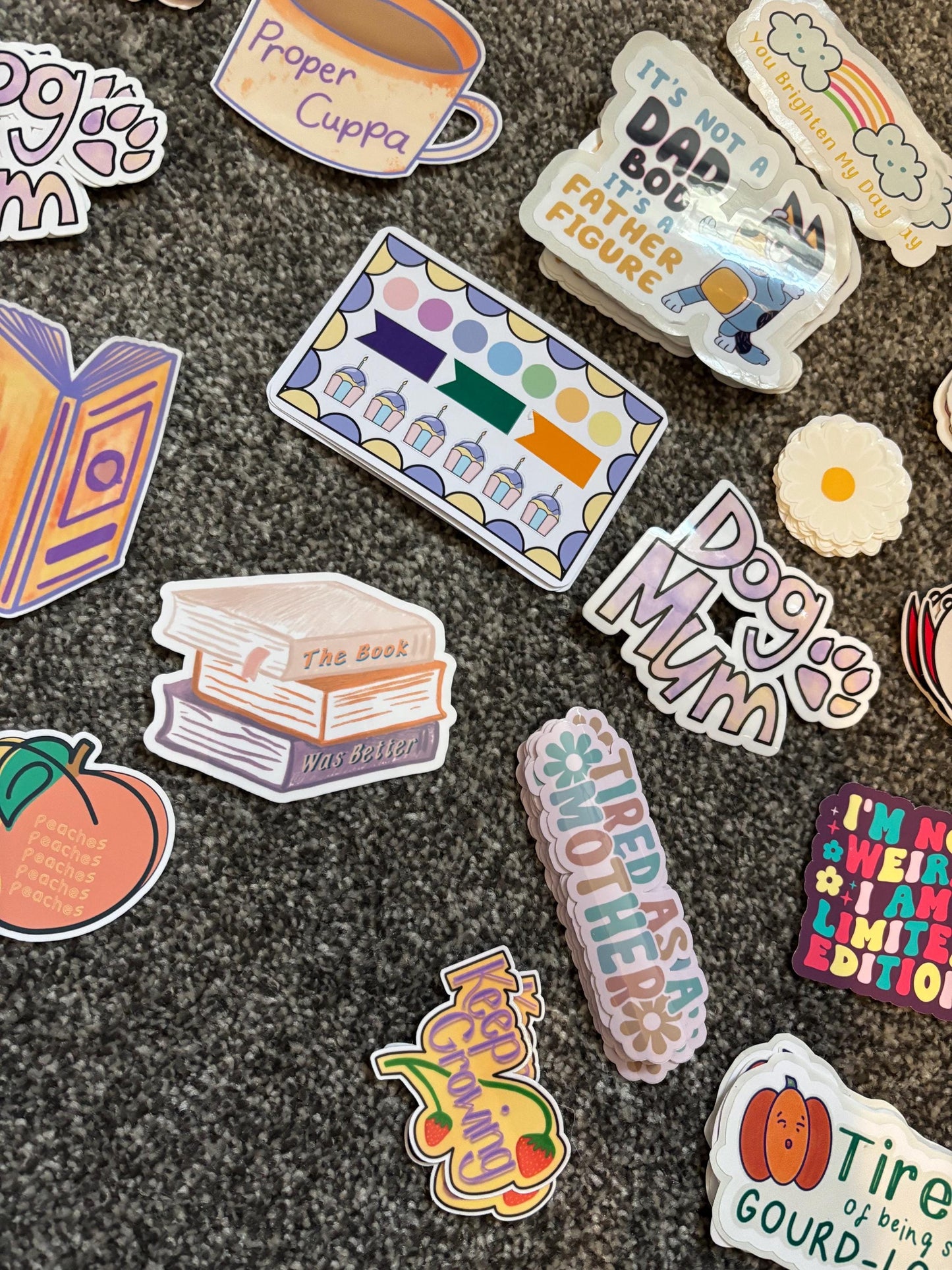 B Grade Die-Cut Sticker Pack