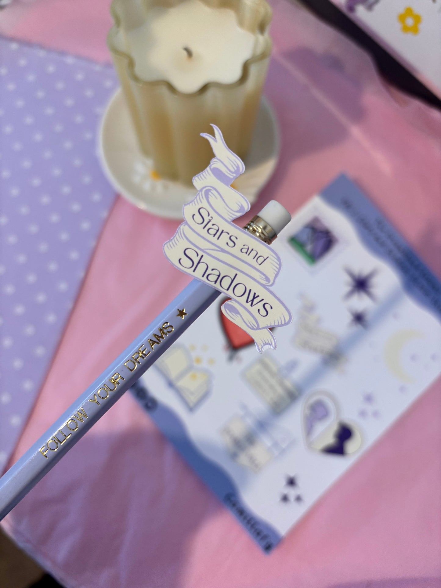 The Dreambound Realms Volume I: Stars and Shadows Sticker Sheet