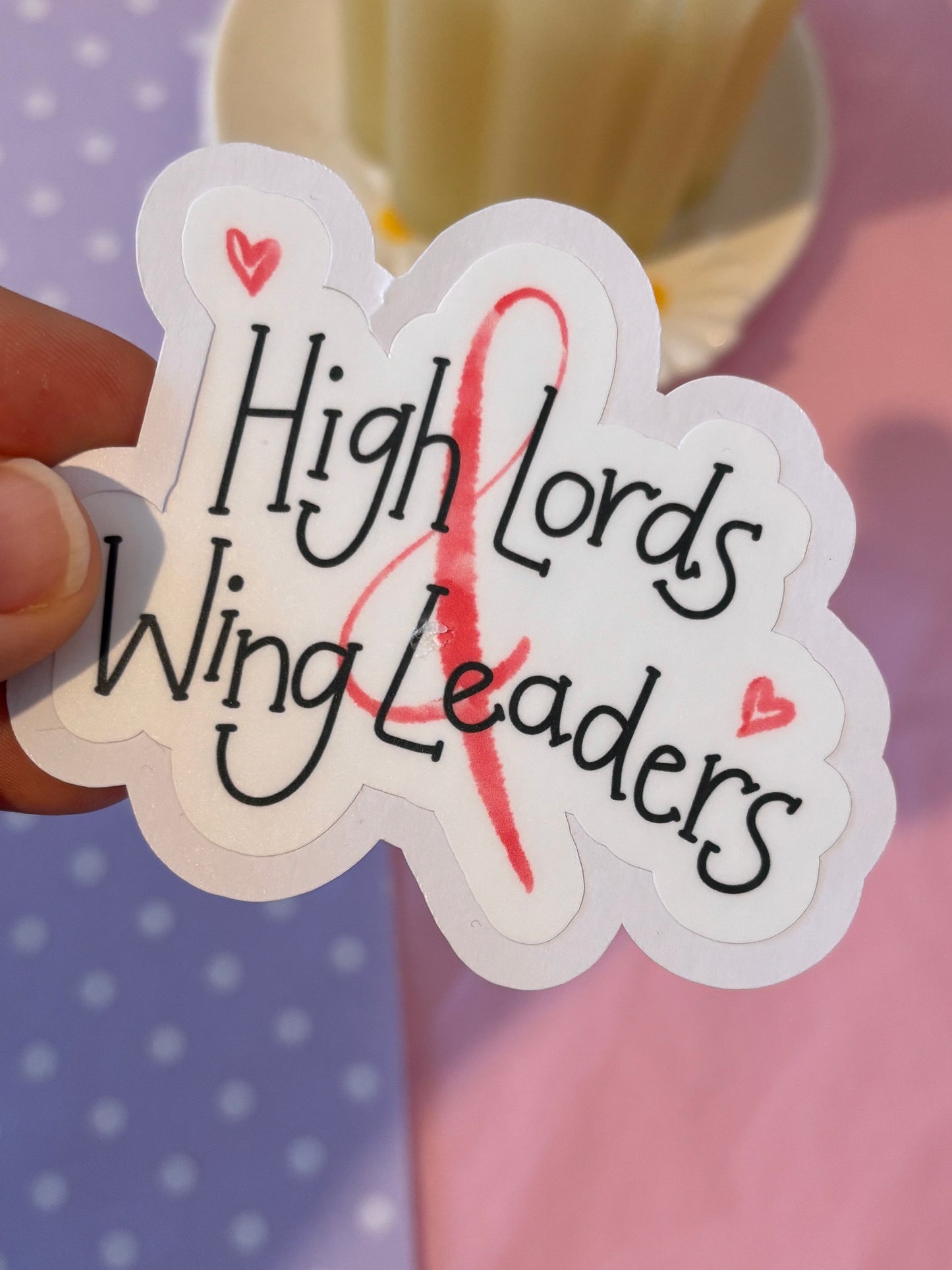 High Lords & Wing Leaders Die-Cut Sticker
