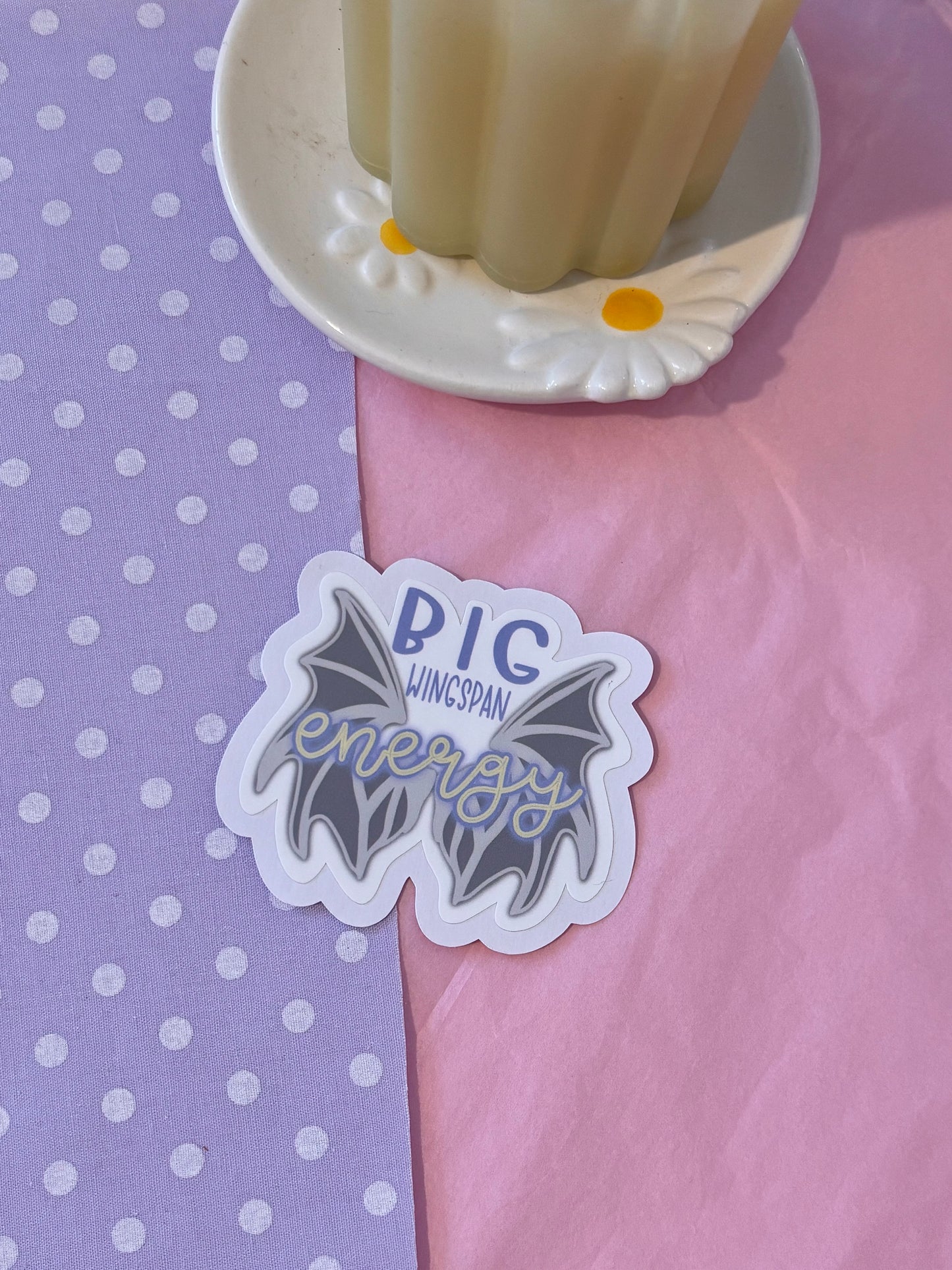 Big Wingspan Energy Die-Cut Sticker