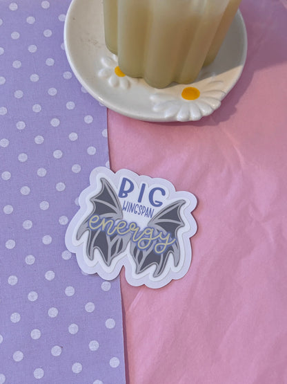 Big Wingspan Energy Die-Cut Sticker