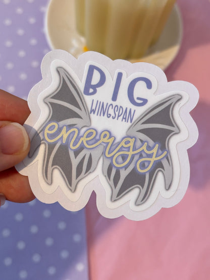 Big Wingspan Energy Die-Cut Sticker