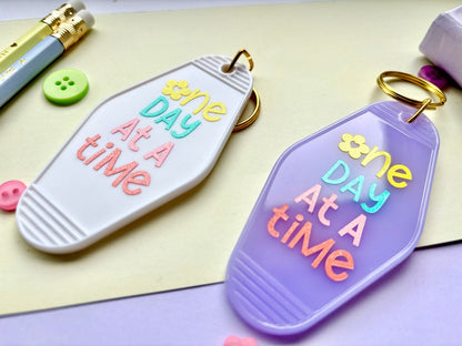 One Day at a Time Motel Keyring