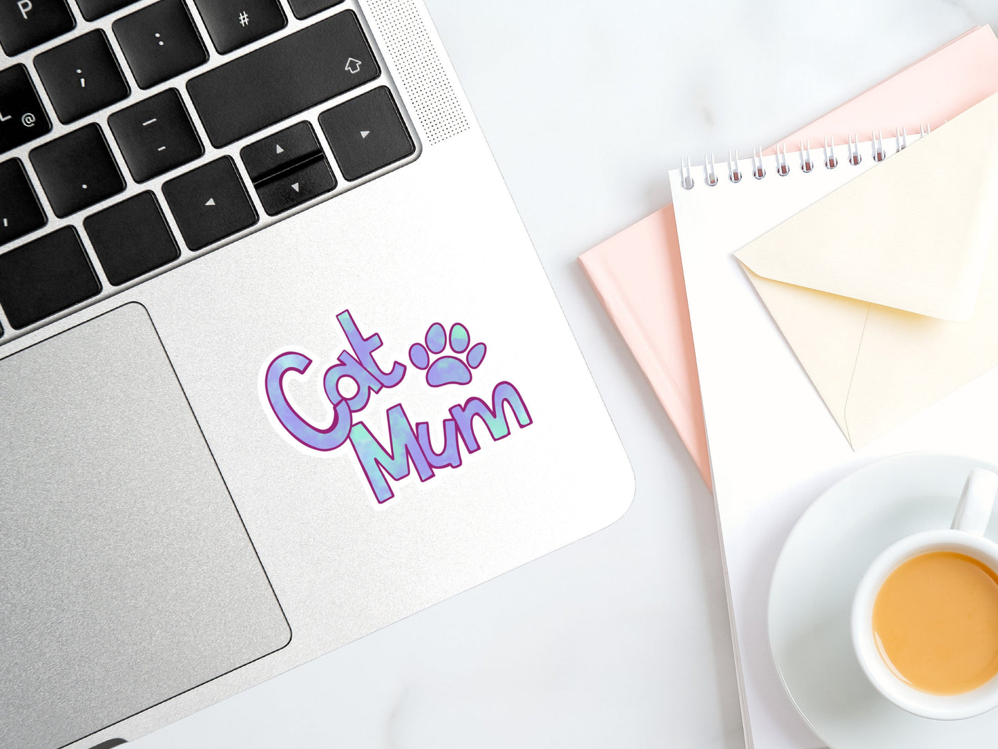 Cat Mum Die-Cut Sticker