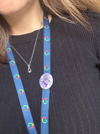 Embrace the Chaos 31mm Button Badge