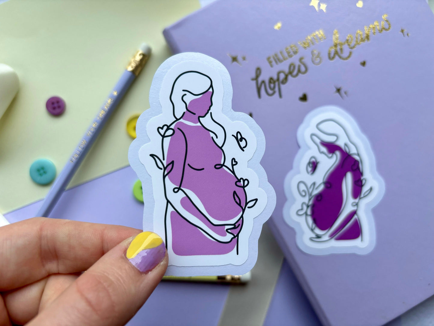 ‘Blessing in Bloom’ Die-Cut Sticker