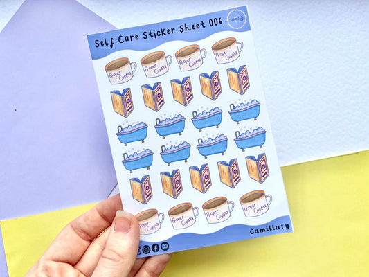Self Care Sticker Sheet