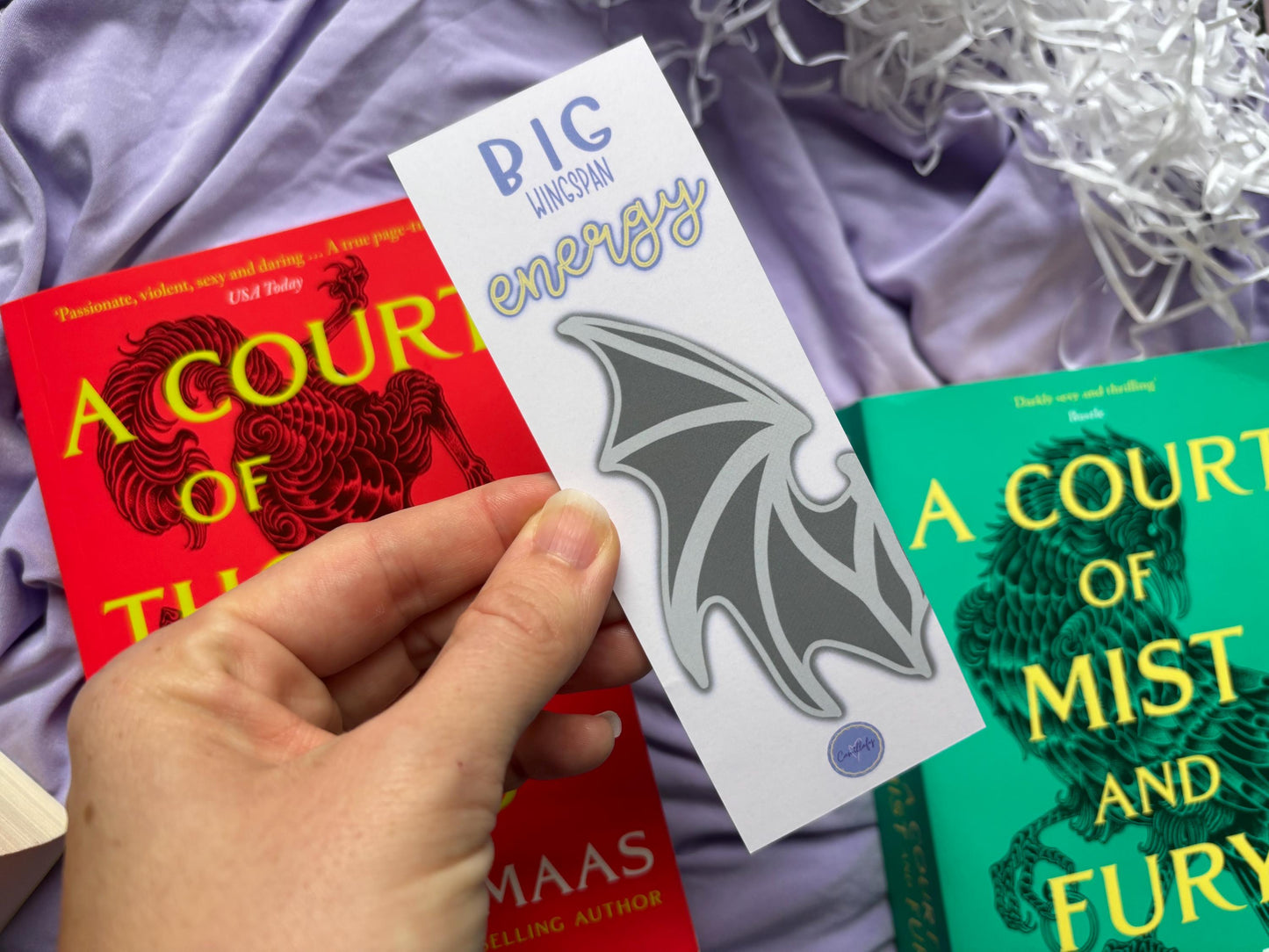 ‘Big Wingspan Energy’ Romantasy Bookmark