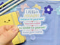 Little Reminders Die-Cut Sticker