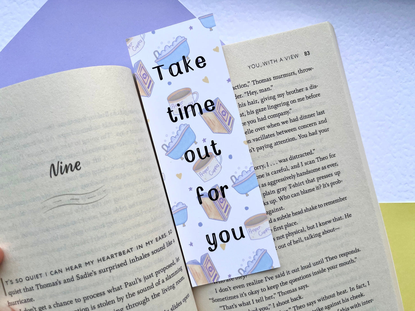 Bubbles, Book, Brew Bookmark