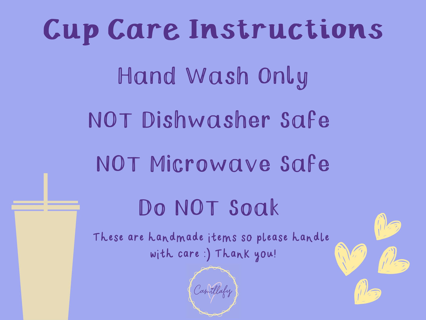 Holographic Butterfly 24oz Cold Cup