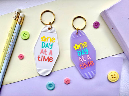 One Day at a Time Motel Keyring
