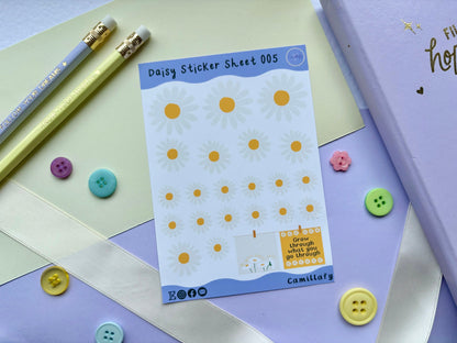 Daisy Sticker Sheet