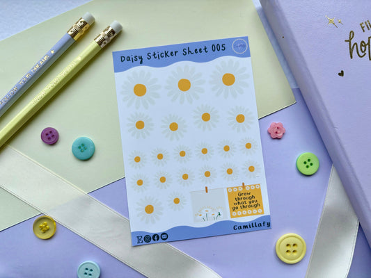 Daisy Sticker Sheet