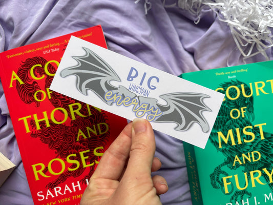 ‘Big Wingspan Energy’ Romantasy Bookmark
