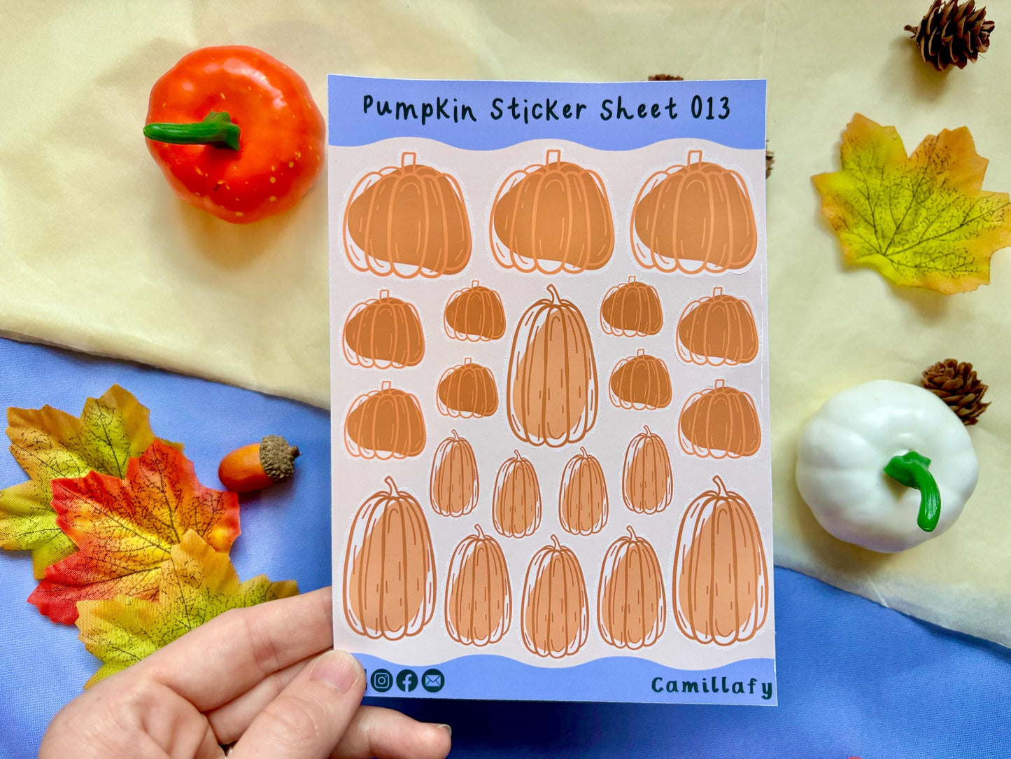 Pumpkins Sticker Sheet