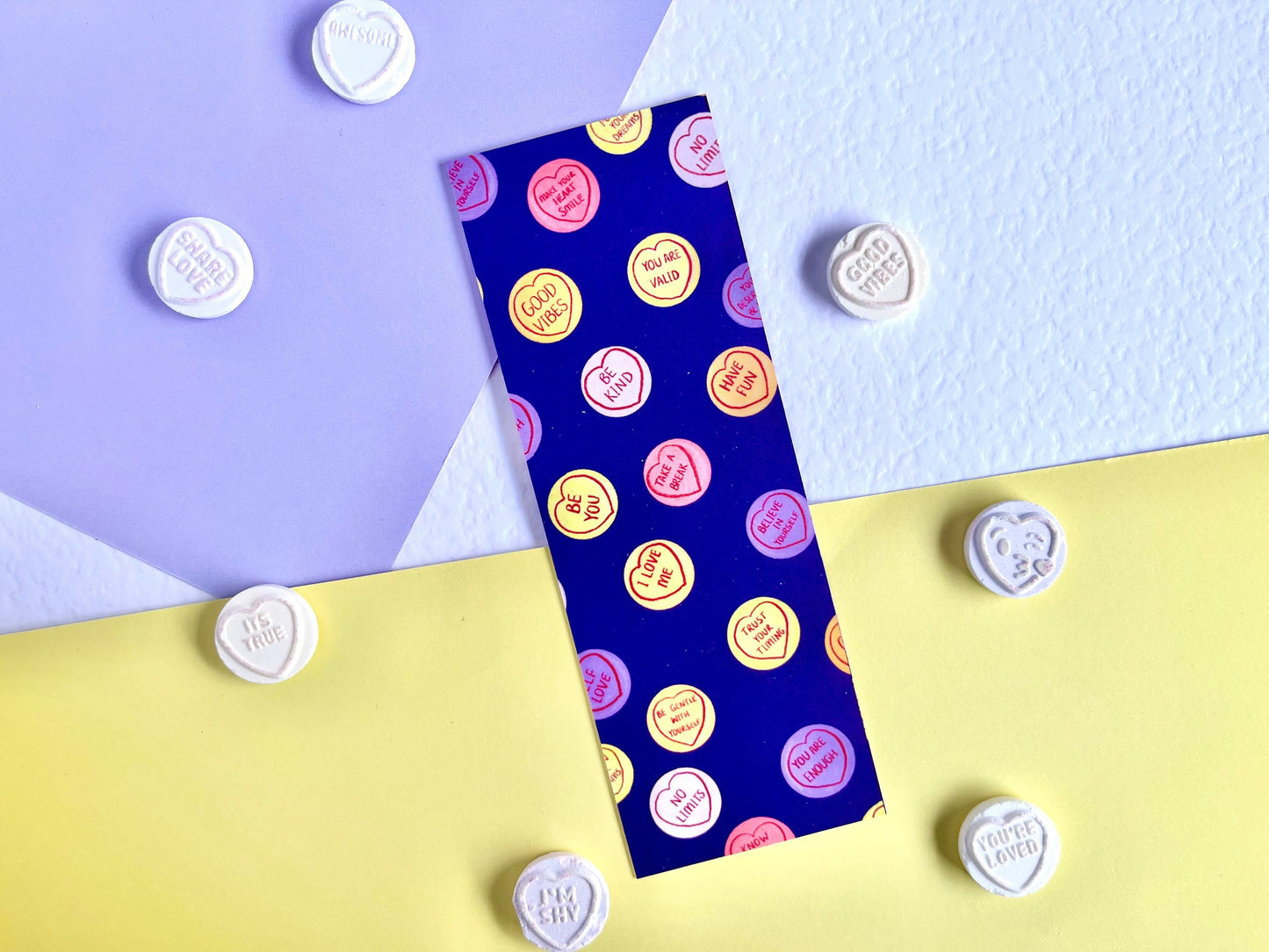 Self Love Hearts Bookmark