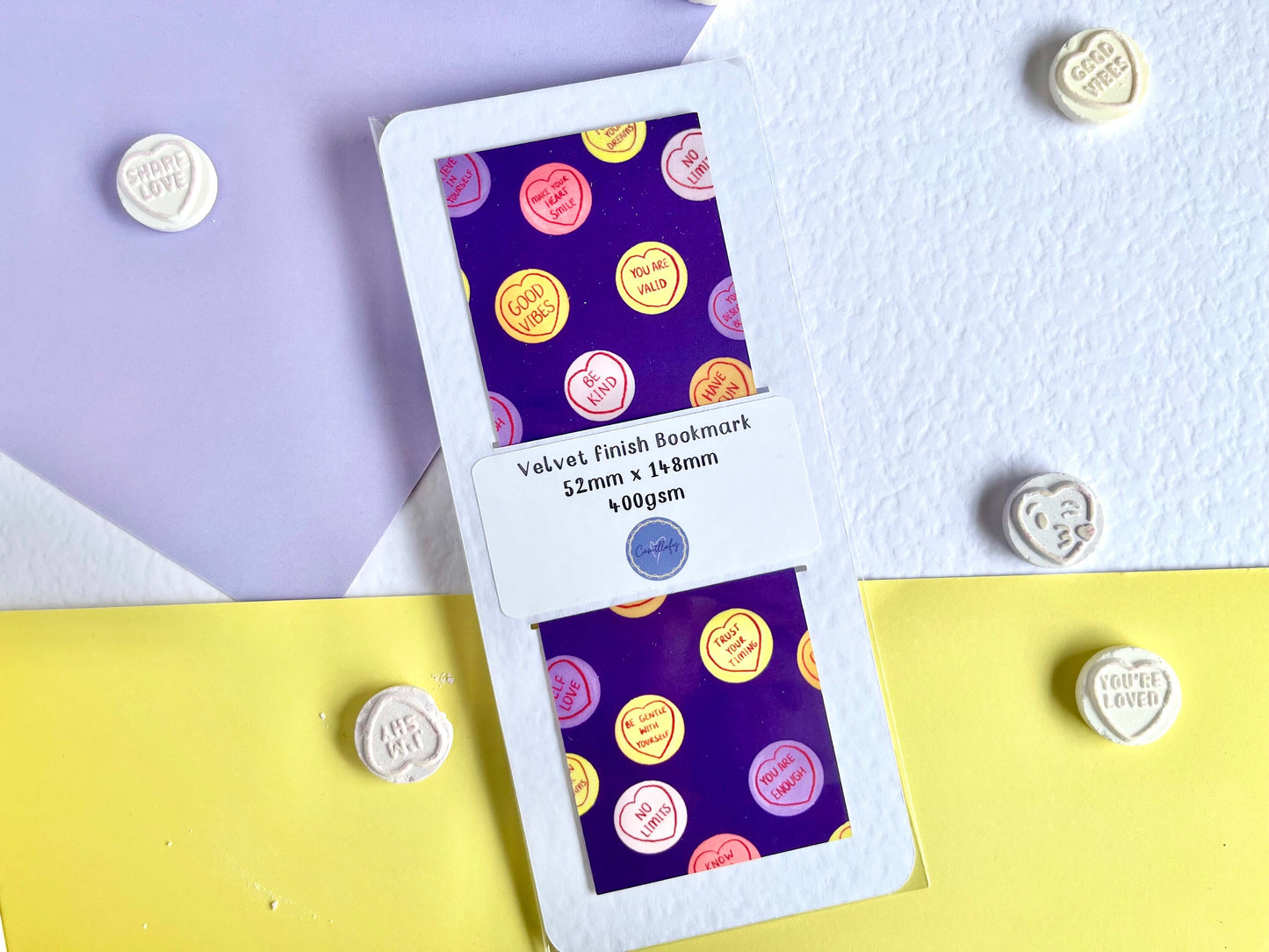 Self Love Hearts Bookmark